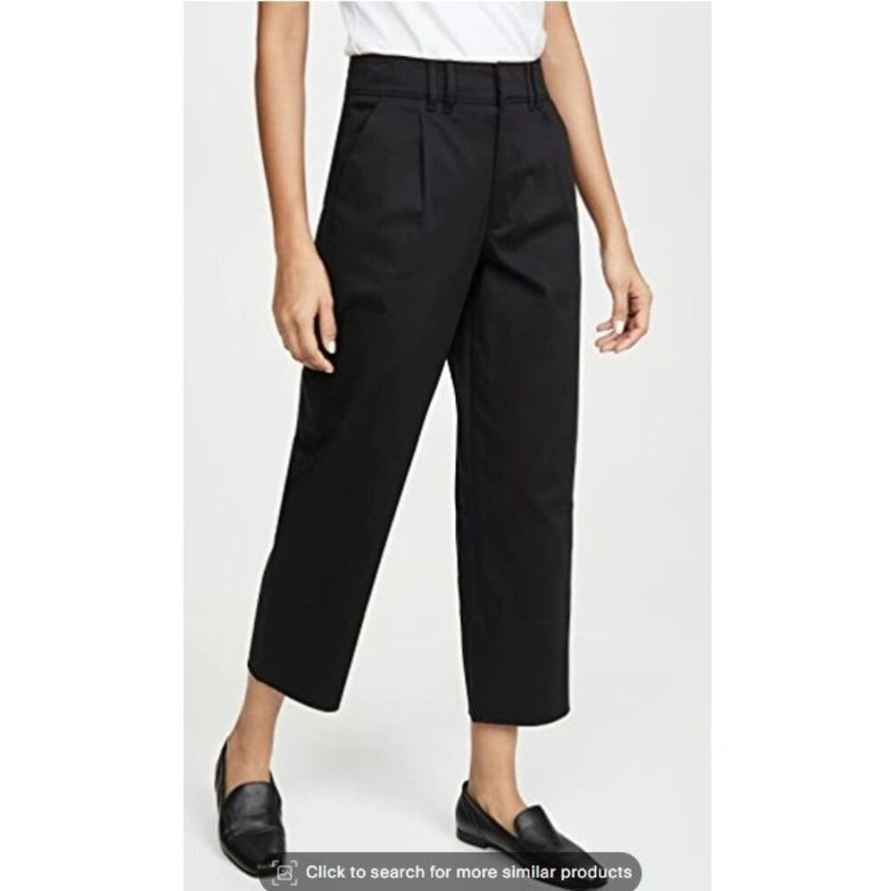 AYR The‎ Me Time Pants in black cropped loose fit preppy 90s sz 0